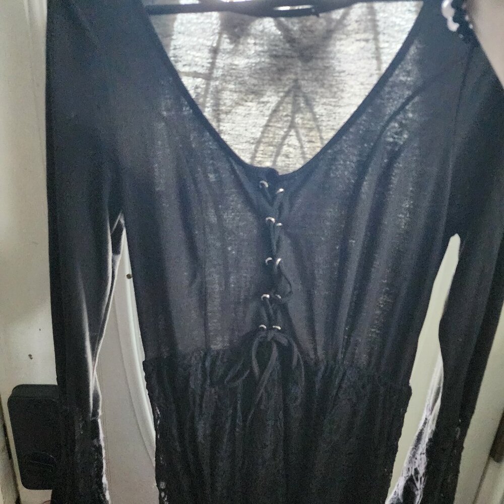 Black Maxi Lace dress